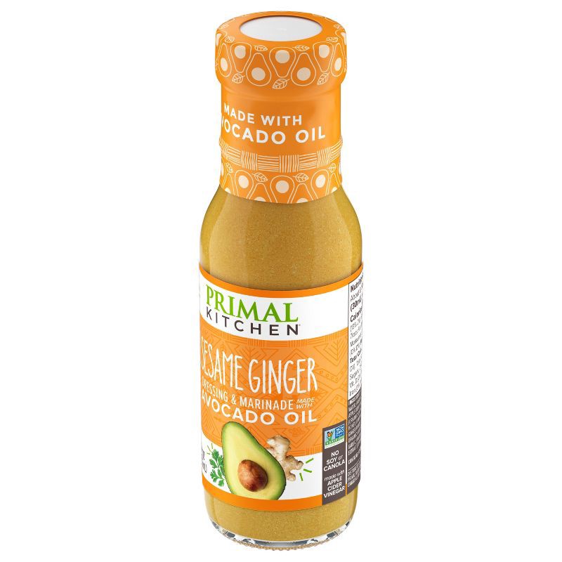 slide 5 of 8, Primal Kitchen Sesame Ginger Vinaigrette with Avocado Oil - 8fl oz, 8 fl oz