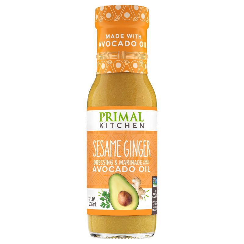 slide 7 of 9, Primal Kitchen Sesame Ginger Vinaigrette with Avocado Oil - 8fl oz, 8 fl oz
