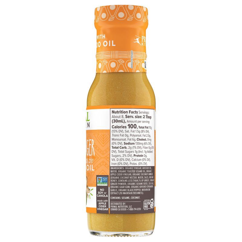 slide 8 of 9, Primal Kitchen Sesame Ginger Vinaigrette with Avocado Oil - 8fl oz, 8 fl oz