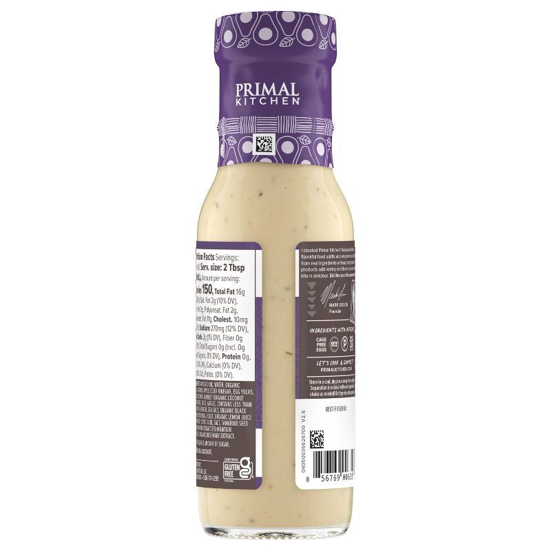 slide 3 of 12, Primal Kitchen Dairy-Free Caesar Dressing with Avocado Oil - 8 fl oz, 8 fl oz
