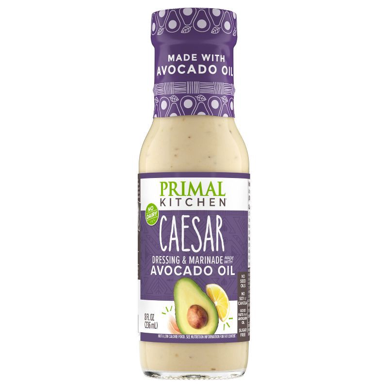 slide 6 of 12, Primal Kitchen Dairy-Free Caesar Dressing with Avocado Oil - 8 fl oz, 8 fl oz
