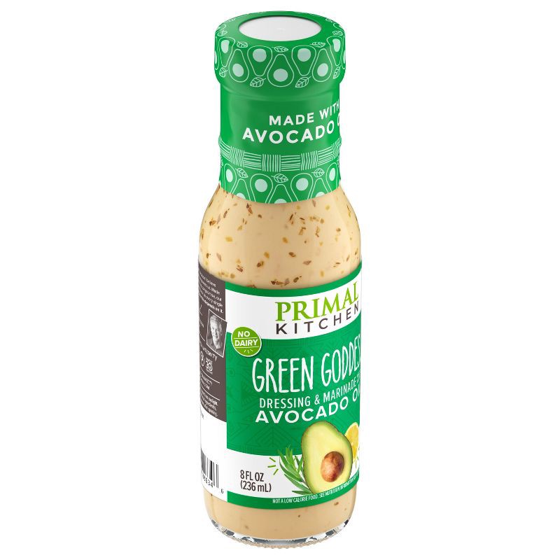 slide 6 of 9, Primal Kitchen Dairy-Free Green Goddess Dressing with Avocado Oil - 8fl oz, 8 fl oz