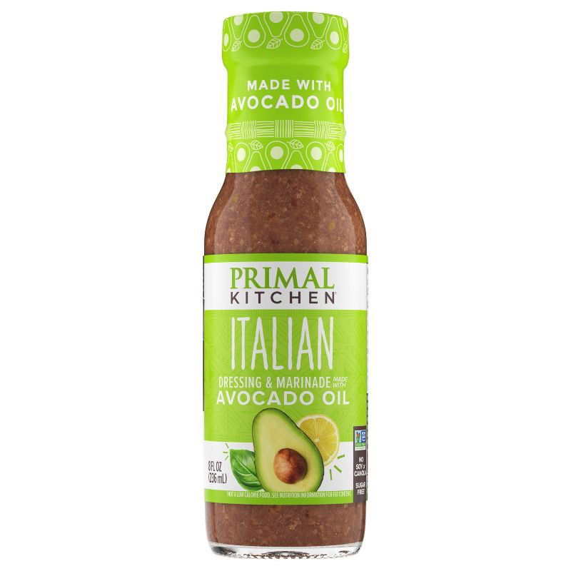 slide 6 of 8, Primal Kitchen Italian Vinaigrette with Avocado Oil - 8fl oz, 8 fl oz