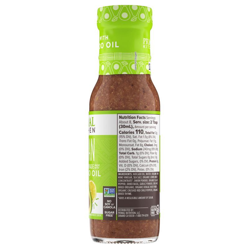 slide 7 of 8, Primal Kitchen Italian Vinaigrette with Avocado Oil - 8fl oz, 8 fl oz