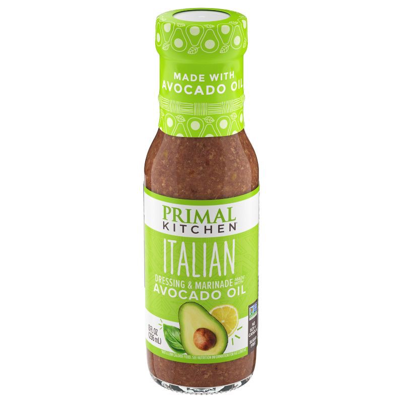 slide 1 of 8, Primal Kitchen Italian Vinaigrette with Avocado Oil - 8fl oz, 8 fl oz