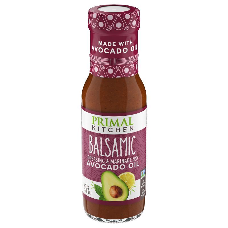 slide 1 of 8, Primal Kitchen Balsamic Vinaigrette with Avocado Oil - 8fl oz, 8 fl oz