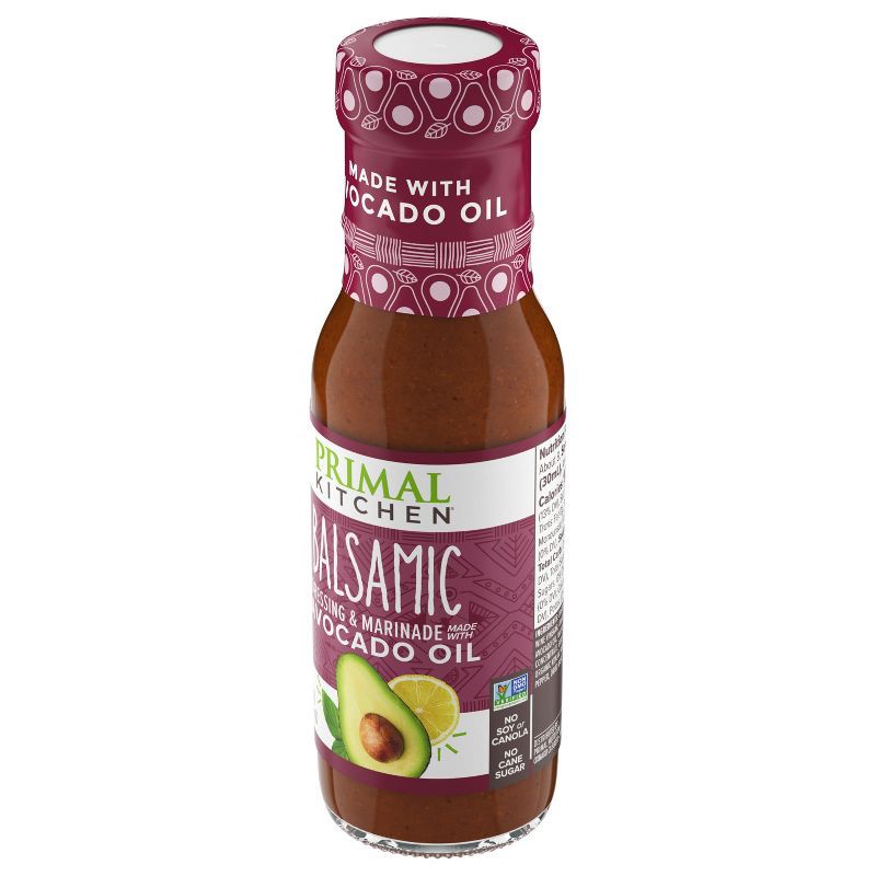 slide 5 of 8, Primal Kitchen Balsamic Vinaigrette with Avocado Oil - 8fl oz, 8 fl oz