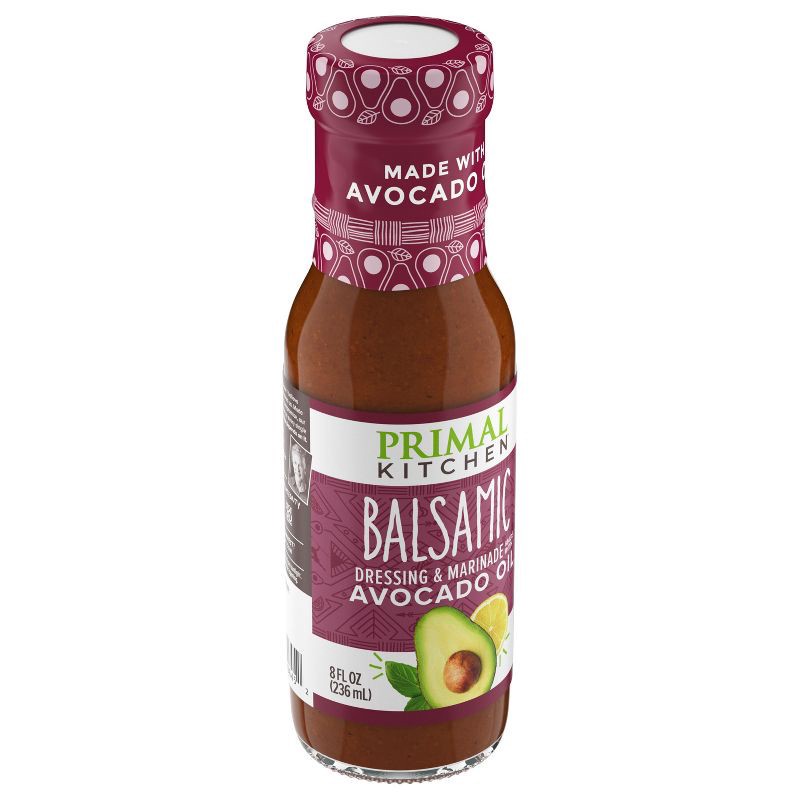slide 7 of 9, Primal Kitchen Balsamic Vinaigrette with Avocado Oil - 8fl oz, 8 fl oz