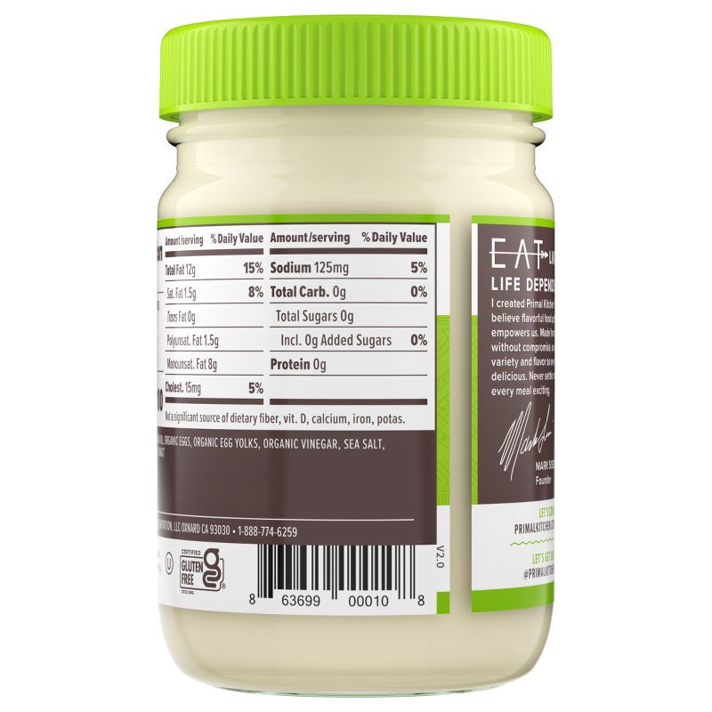 Primal Kitchen Mayo with Avocado Oil - 12 fl oz 12 fl oz