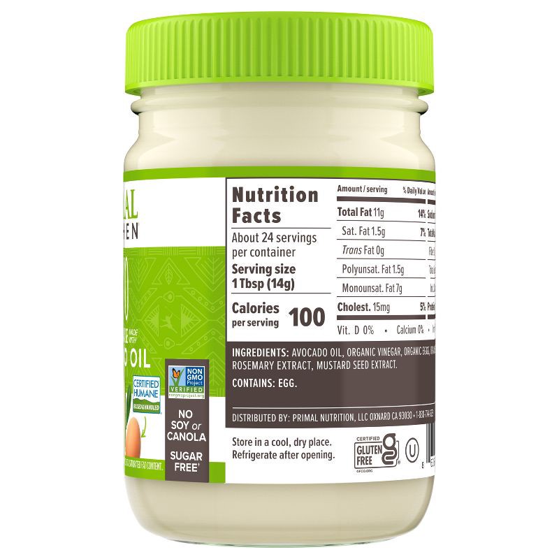 slide 9 of 9, Primal Kitchen Mayo with Avocado Oil - 12 fl oz, 12 fl oz