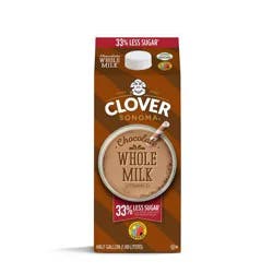Clover Sonoma Whole Chocolate Milk with Vitamin D - 0.5gal