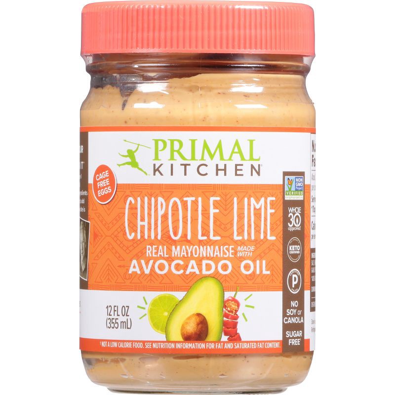 slide 2 of 7, Primal Kitchen Chipotle Lime Mayo with Avocado Oil - 12 fl oz, 12 fl oz