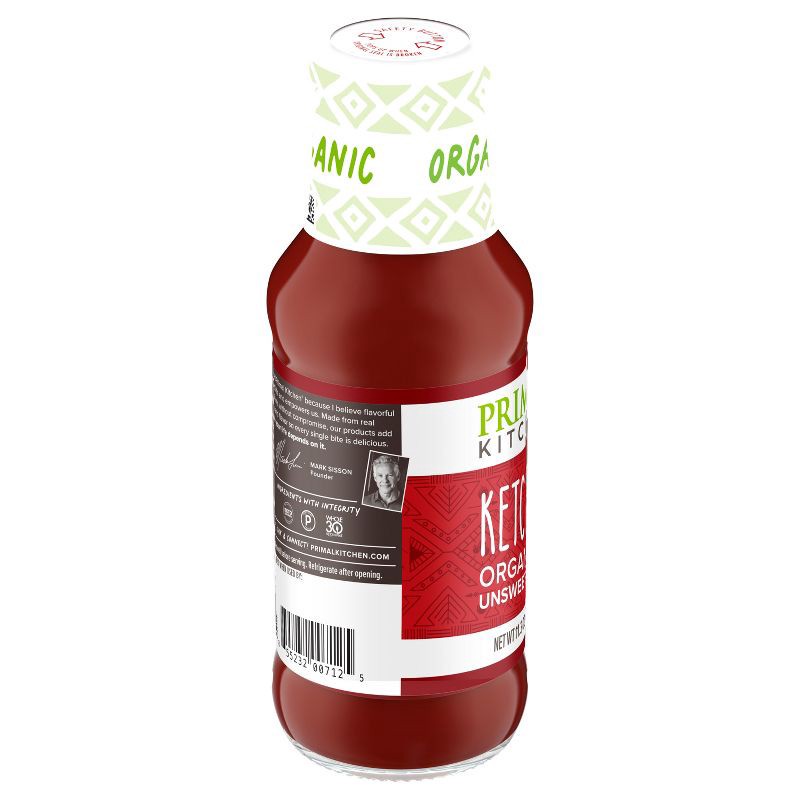slide 4 of 8, Primal Kitchen Unsweetened Organic Ketchup - 11.13oz, 11.13 oz