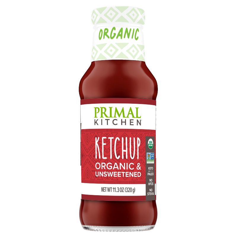 slide 6 of 8, Primal Kitchen Unsweetened Organic Ketchup - 11.13oz, 11.13 oz