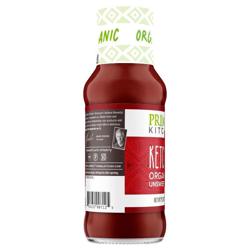 slide 8 of 8, Primal Kitchen Unsweetened Organic Ketchup - 11.13oz, 11.13 oz