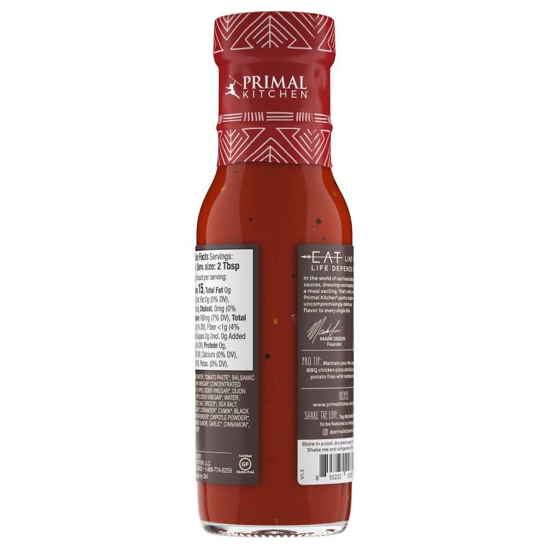 slide 5 of 7, Primal Kitchen Organic and Unsweetened Classic BBQ Sauce - 8.5oz, 8.5 oz