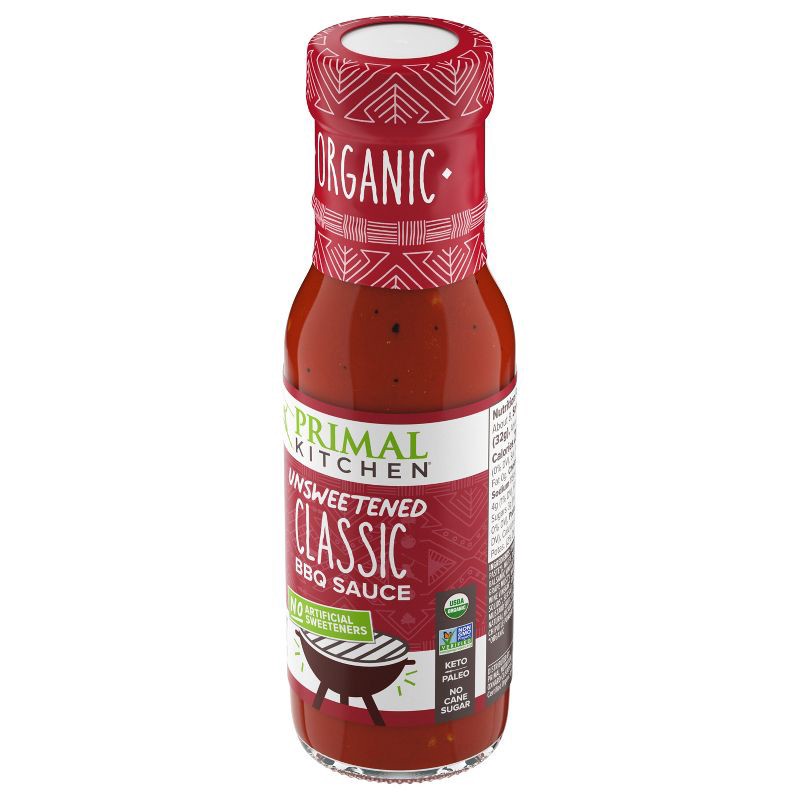 slide 5 of 8, Primal Kitchen Organic and Unsweetened Classic BBQ Sauce - 8.5oz, 8.5 oz
