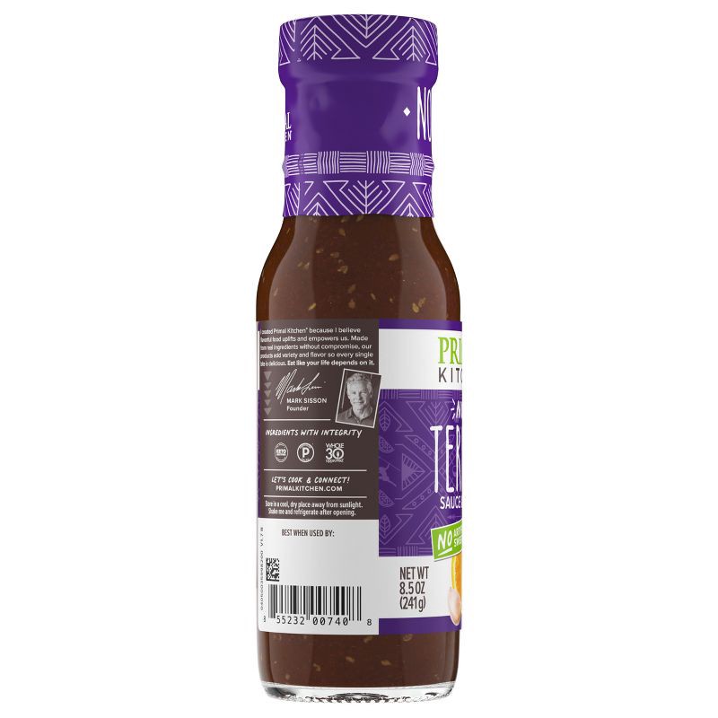 slide 2 of 7, Primal Kitchen No Soy Organic Teriyaki Sauce & Marinade - 8.5 fl oz, 8.5 fl oz