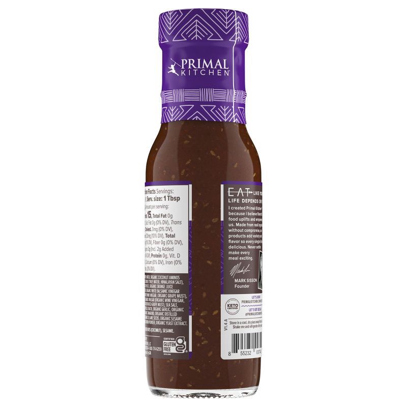 slide 4 of 7, Primal Kitchen No Soy Organic Teriyaki Sauce & Marinade - 8.5 fl oz, 8.5 fl oz