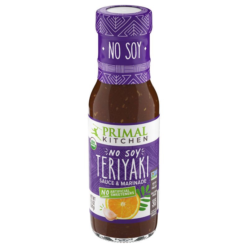 slide 1 of 7, Primal Kitchen No Soy Organic Teriyaki Sauce & Marinade - 8.5 fl oz, 8.5 fl oz