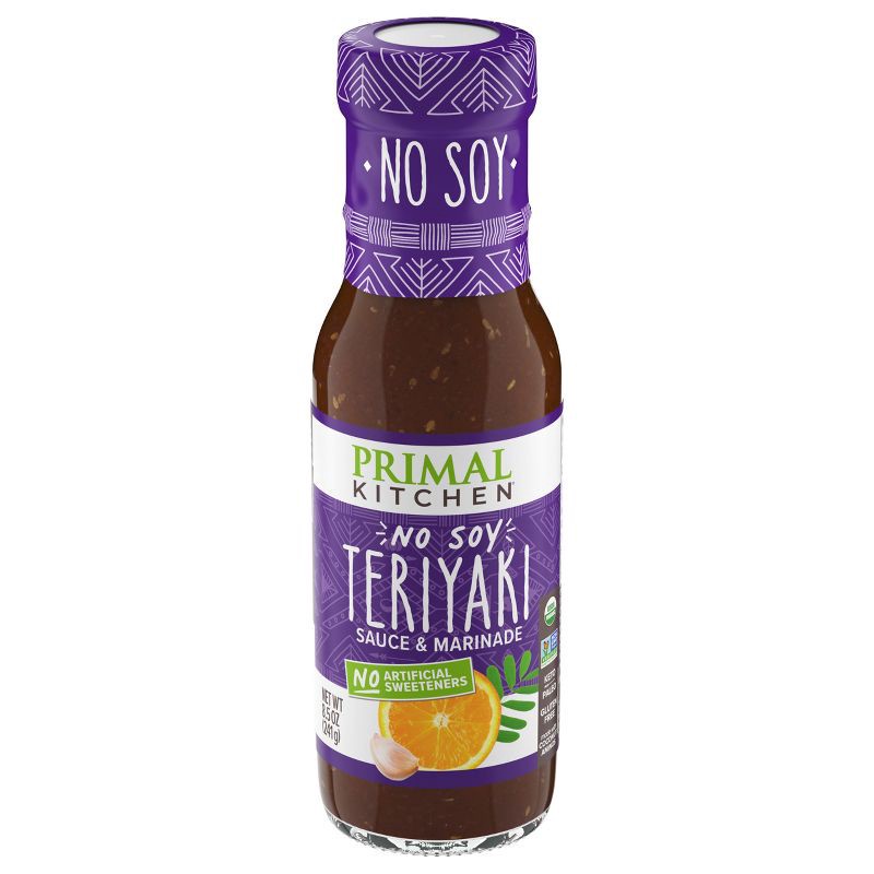 slide 1 of 7, Primal Kitchen No Soy Organic Teriyaki Sauce & Marinade - 8.5 fl oz, 8.5 fl oz