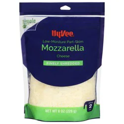 Hy-vee Mozzarella Low-moisture Part-skim Finely Shredded Cheese
