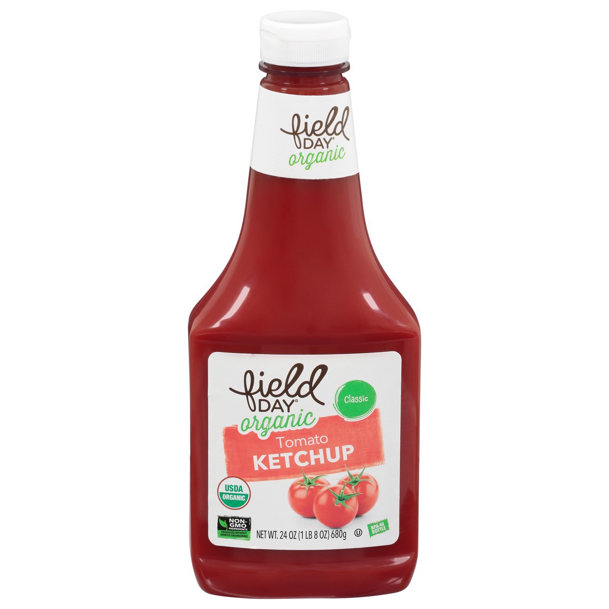 slide 12 of 13, Field Day Organic Classic Tomato Ketchup 24 oz, 24 oz