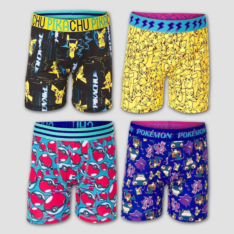 slide 1 of 2, Boys' Pokemon 4pk Underwear - 8, 4 ct