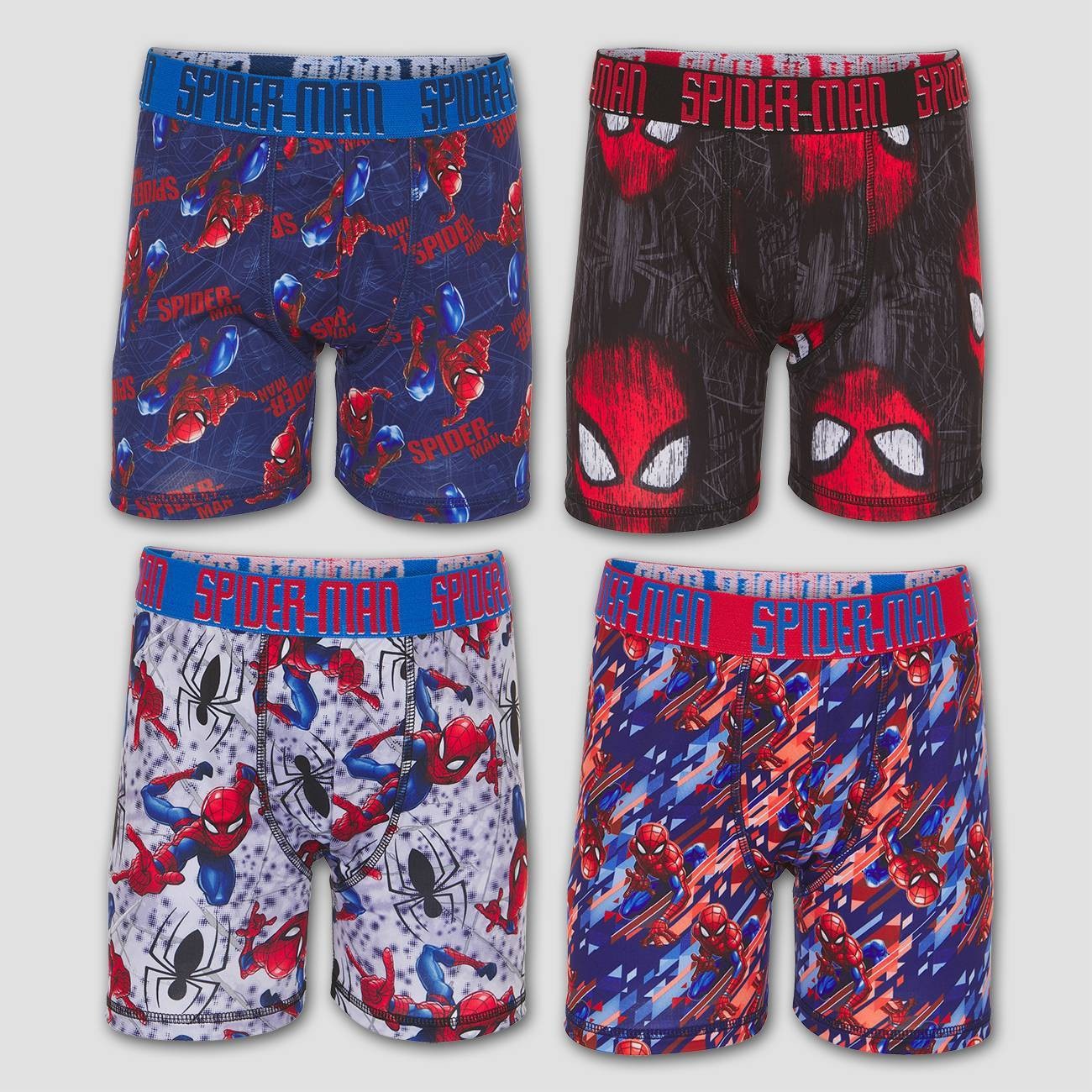 slide 1 of 2, Marvel Boys' Spider-Man 4pk Underwear - 8, 4 ct