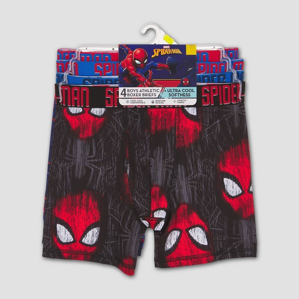 slide 2 of 2, Marvel Boys' Spider-Man 4pk Underwear - 10, 4 ct