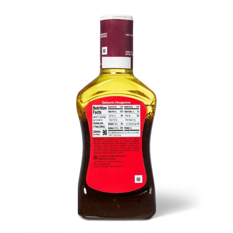 slide 2 of 4, Balsamic Vinaigrette 16fl oz - Market Pantry™, 16 fl oz
