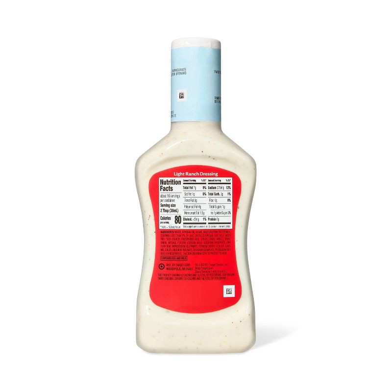 slide 2 of 3, Light Ranch Dressing 16fl oz - Market Pantry™, 16 fl oz