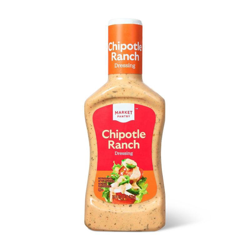 slide 1 of 3, Chipotle Ranch Dressing 16fl oz - Market Pantry™, 16 fl oz