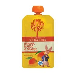 Peter Rabbit Organics Pumpkin Tree Banana Mango & Orange Baby Food Pouch - 4oz