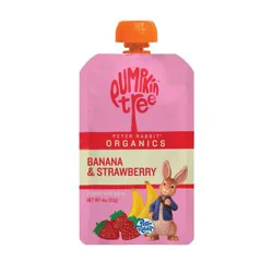 Peter Rabbit Organics Pumpkin Tree Banana & Strawberry - 4oz