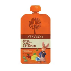 Peter Rabbit Organics Pumpkin Tree Apple Carrot & Pumpkin Baby Food Pouch - 4.4oz