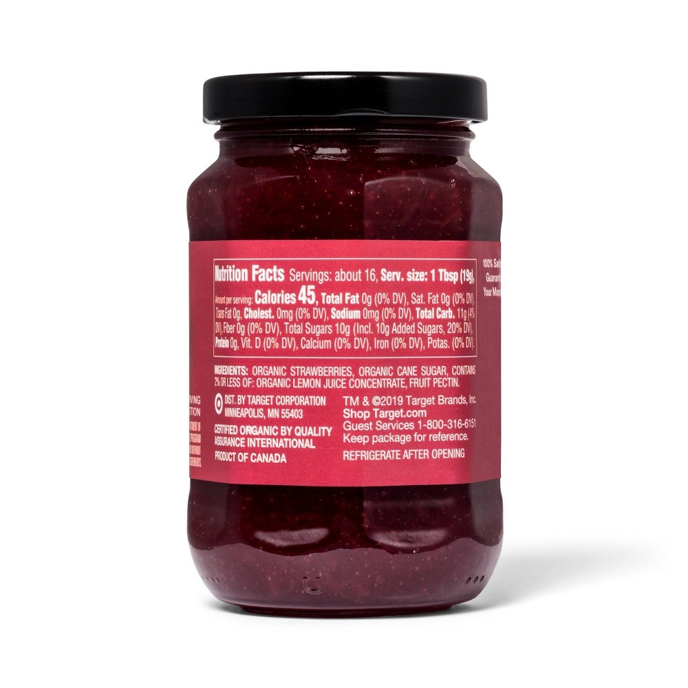 slide 2 of 2, Organic Strawberry Fruit Spread - 11oz - Good & Gather, 11 oz