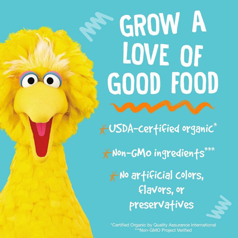 slide 4 of 10, Earth's Best Organic Peanut Butter Puffs Baby & Toddler Snacks Sesame Street - 2oz, 2 oz