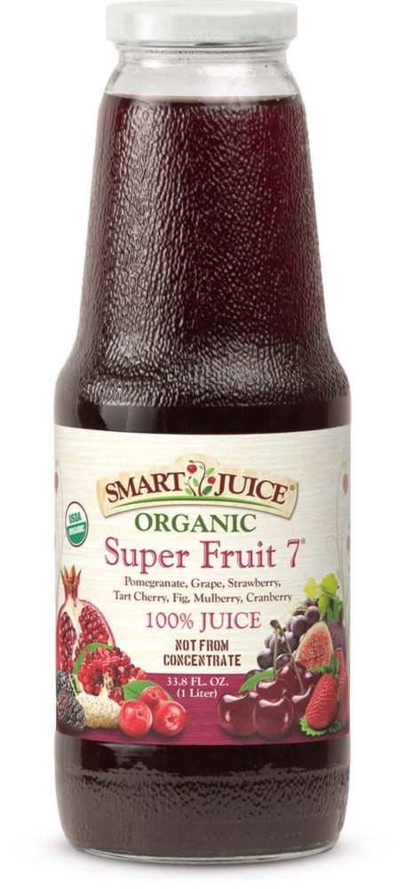 slide 1 of 6, Smart Juice Organic Superfruit Glass Bottle - 7 ct; 33.8 fl oz, 7 ct; 33.8 fl oz