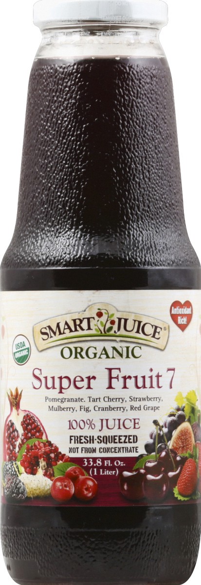 slide 6 of 6, Smart Juice Organic Superfruit Glass Bottle - 7 ct; 33.8 fl oz, 7 ct; 33.8 fl oz