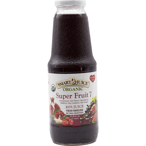 slide 1 of 1, Smart Juice Organic Superfruit Glass Bottle - 7 ct; 33.8 fl oz, 7 ct; 33.8 fl oz