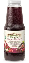 Smart Juice Organic Superfruit Glass Bottle - 7 ct; 33.8 fl oz