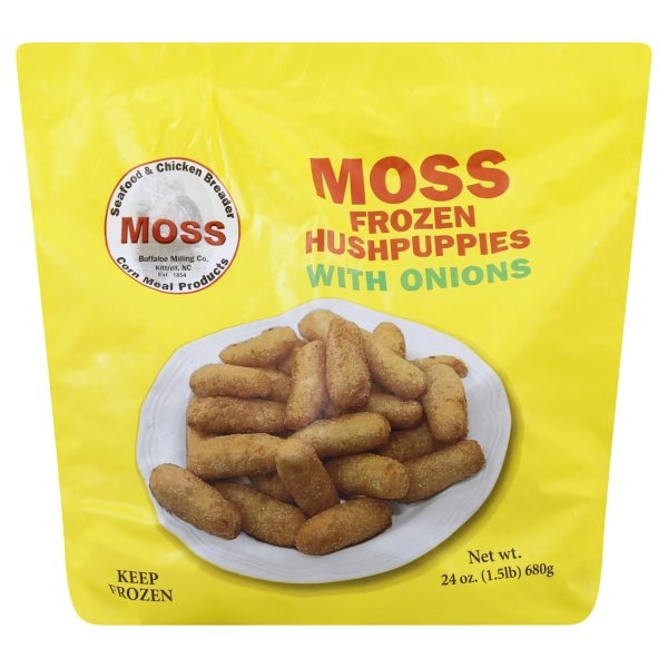 slide 1 of 1, Moss' Hush Puppies 24 oz, 24 oz