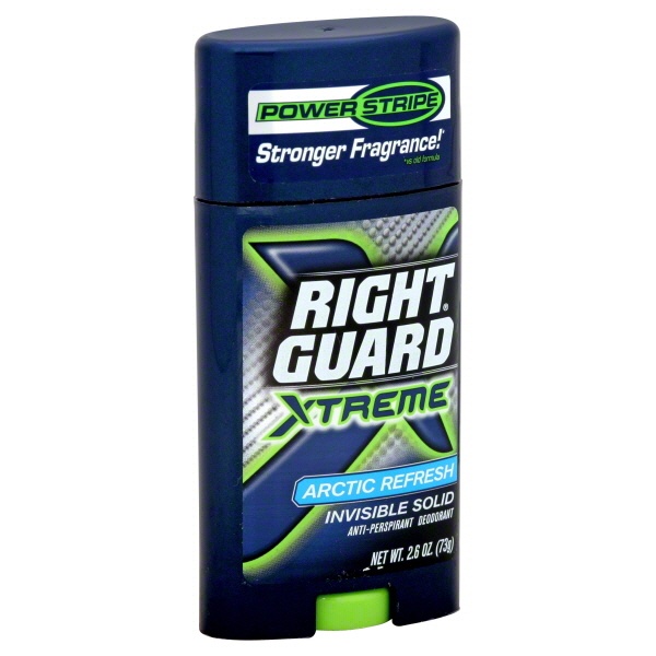 slide 1 of 1, Right Guard Deodorant Total Defense 5 Invisible Solid Artic Refresh, 2.6 oz