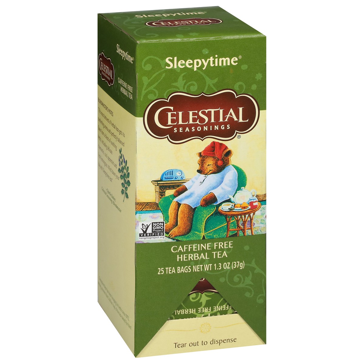 slide 2 of 3, Celestial Seasonings Sleepytime Caffeine Free Herbal Tea 25 Tea Bags, 25 ct