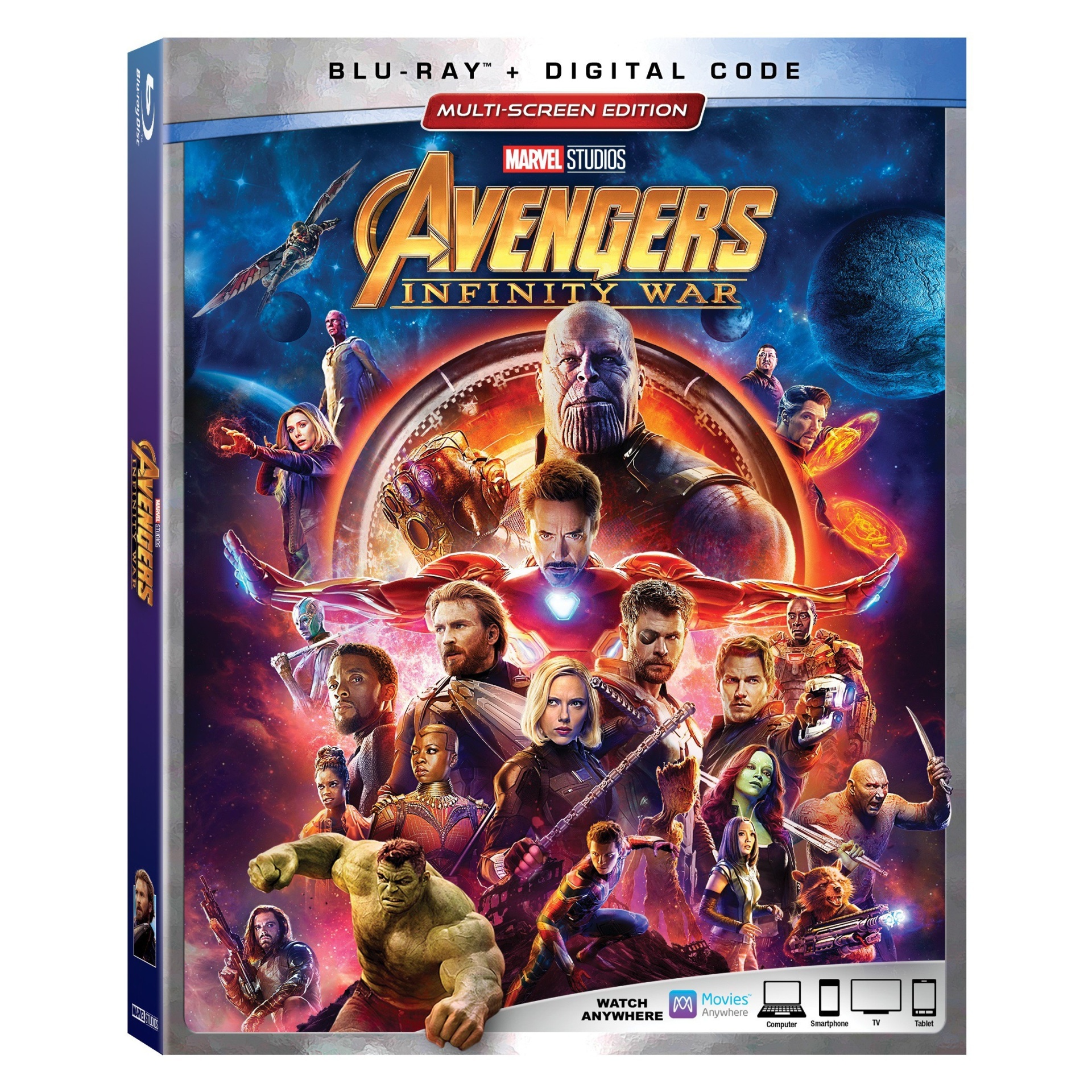 slide 1 of 1, Marvel Avengers: Infinity War (Blu-ray + Digital), 1 ct