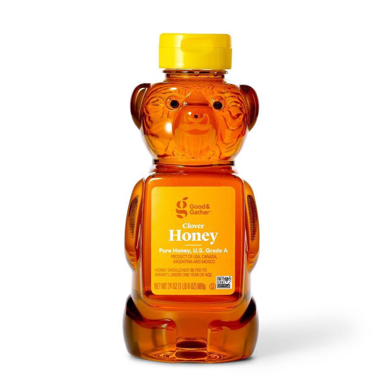 slide 1 of 3, Pure Clover Honey - 24oz - Good & Gather™, 24 oz
