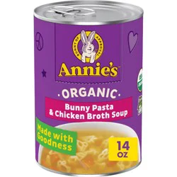 Annie's Organic Bunny Pasta & Chicken Broth Soup - 14oz