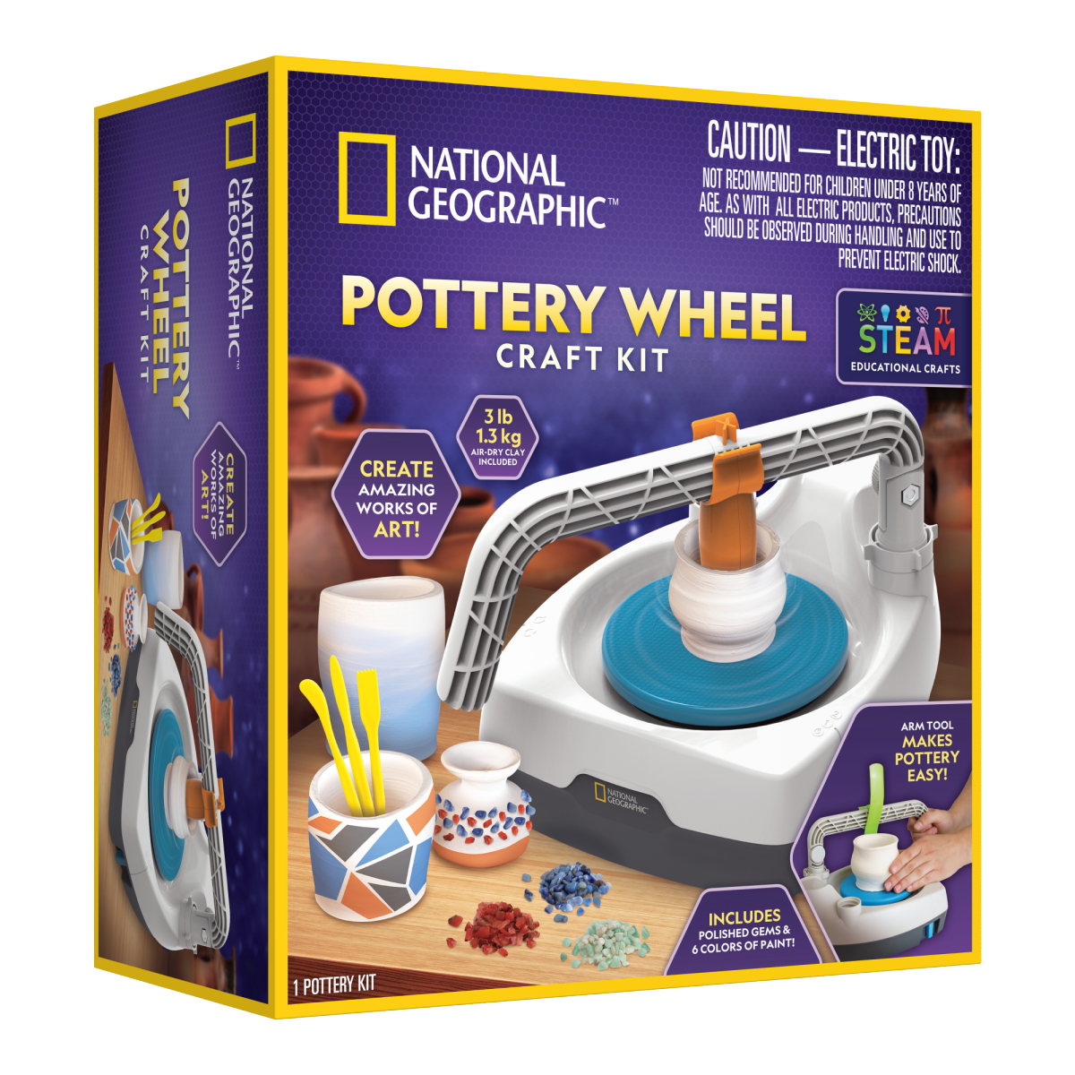 slide 1 of 1, National Geographic Explorer Series Pottery Wheel, 1 ct