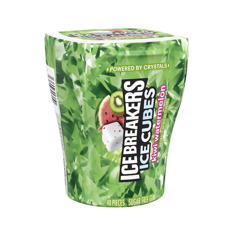 slide 2 of 7, Ice Breakers Kiwi Watermelon Ice Cubes Gum - 3.24oz, 3.24 oz